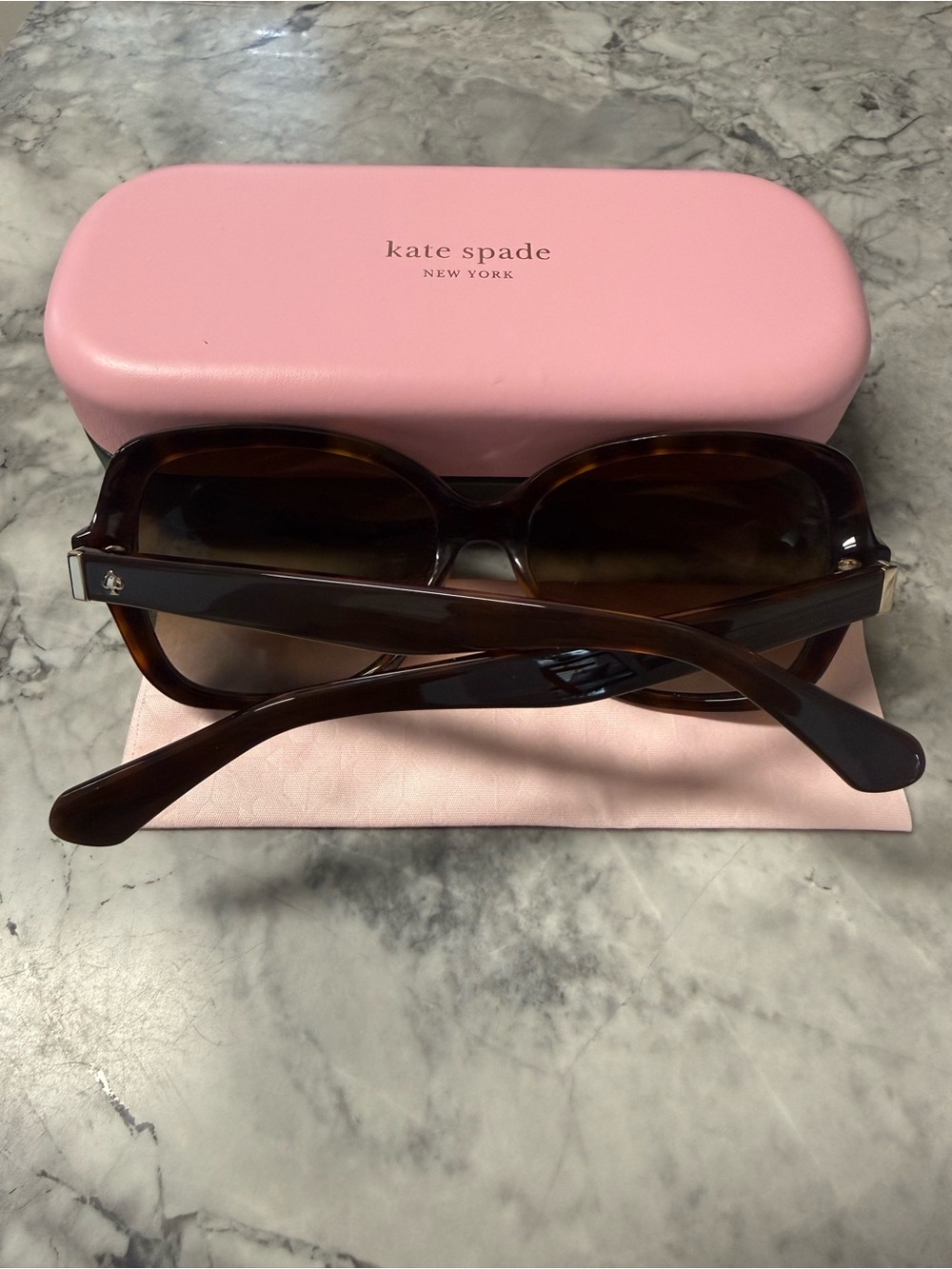Kate Spade Katelyn/s Polarized Brown Tortoise Sunglasses 58 17 140 - Picture 2 of 5
